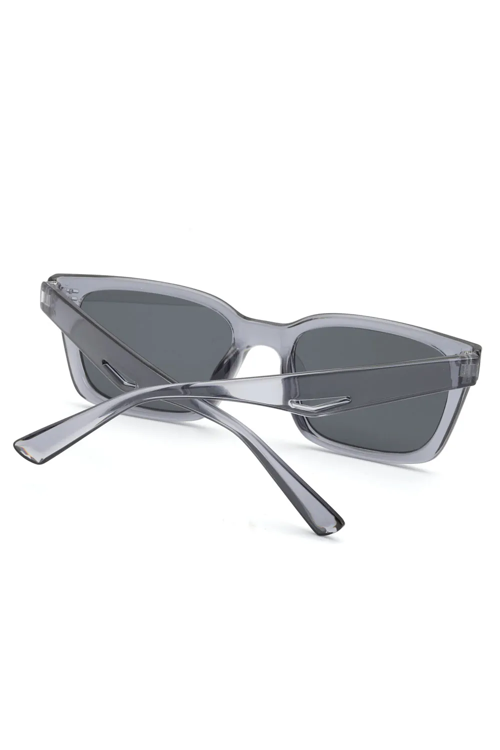 Kadın Gri Çerçeve Gri Cam Aksesuarlı Güneş Gözlüğü 23002-1 Kadın Gri Çerçeve Gri Cam Aksesuarlı Güneş Gözlüğü 23002-1