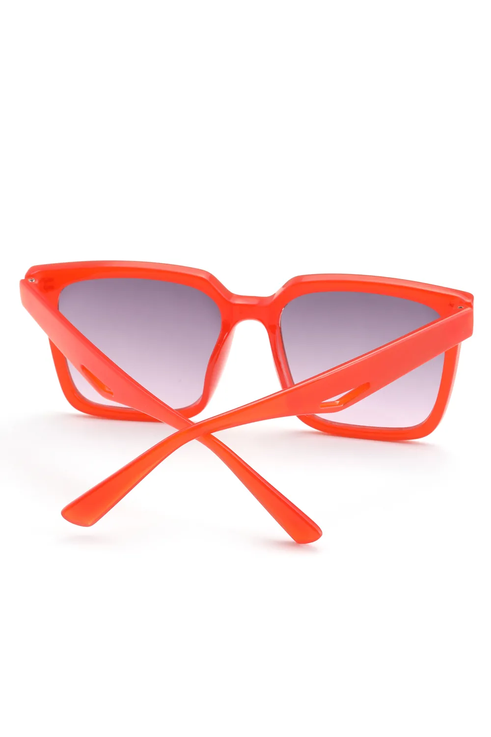 Kadın Kırmızı Çerçeve Degrade Cam Aksesuarlı Güneş Gözlüğü 23002 Kadın Kırmızı Çerçeve Degrade Cam Aksesuarlı Güneş Gözlüğü 23002