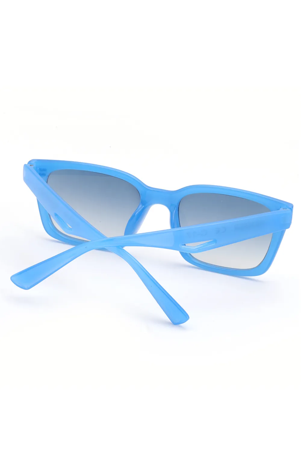 Kadın Su Mavisi Çerçeve Degrade Cam Aksesuarlı Güneş Gözlüğü 23002-1 Kadın Su Mavisi Çerçeve Degrade Cam Aksesuarlı Güneş Gözlüğü 23002-1