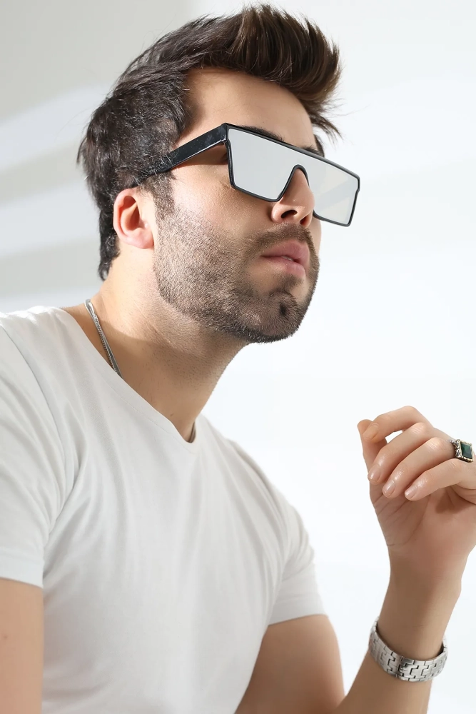 Erkek Aynalı Yekpare Cam Güneş Gözlüğü 23020 C2 YK