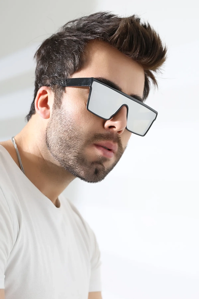 Erkek Aynalı Yekpare Cam Güneş Gözlüğü 23020 C2 YK