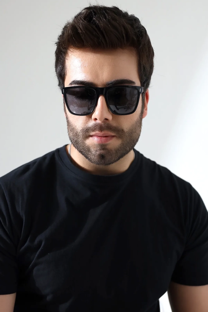 Erkek Kare Aksesuarlı Polarize Güneş Gözlüğü 23041 c2 p