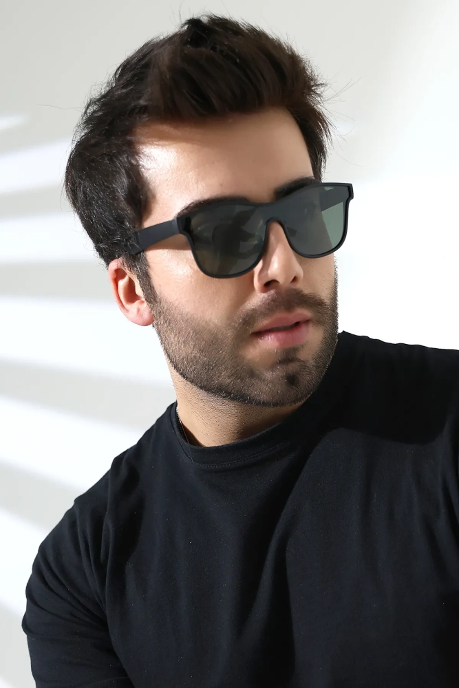 Erkek Yekpare Cam Mat Güneş Gözlüğü 23039-1 C2 M YK