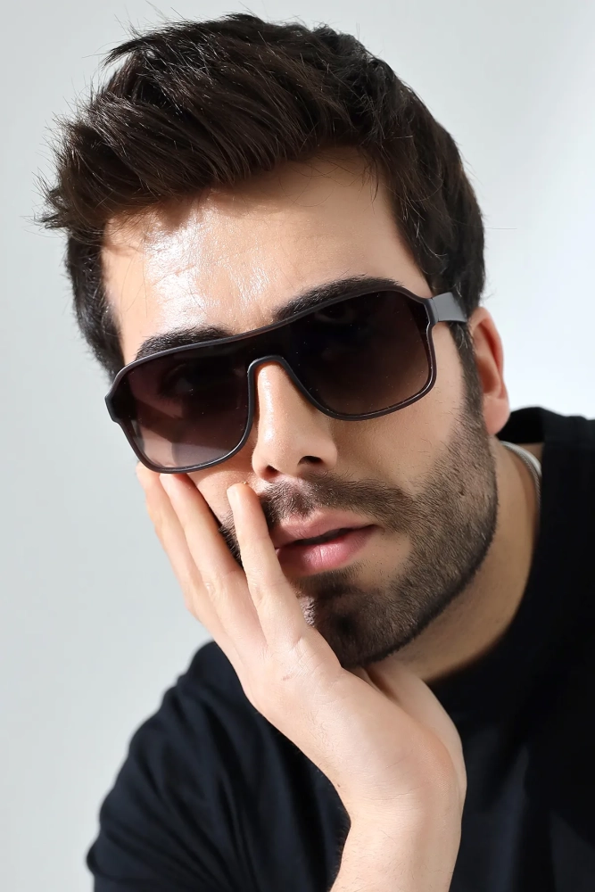 Erkek Yekpare Polarize Cam Güneş Gözlüğü 23039 C3 YK