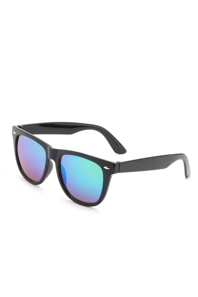 Kadın Kare Güneş Gözlüğü Aksesuarlı Siyah Degrade Cam 23045